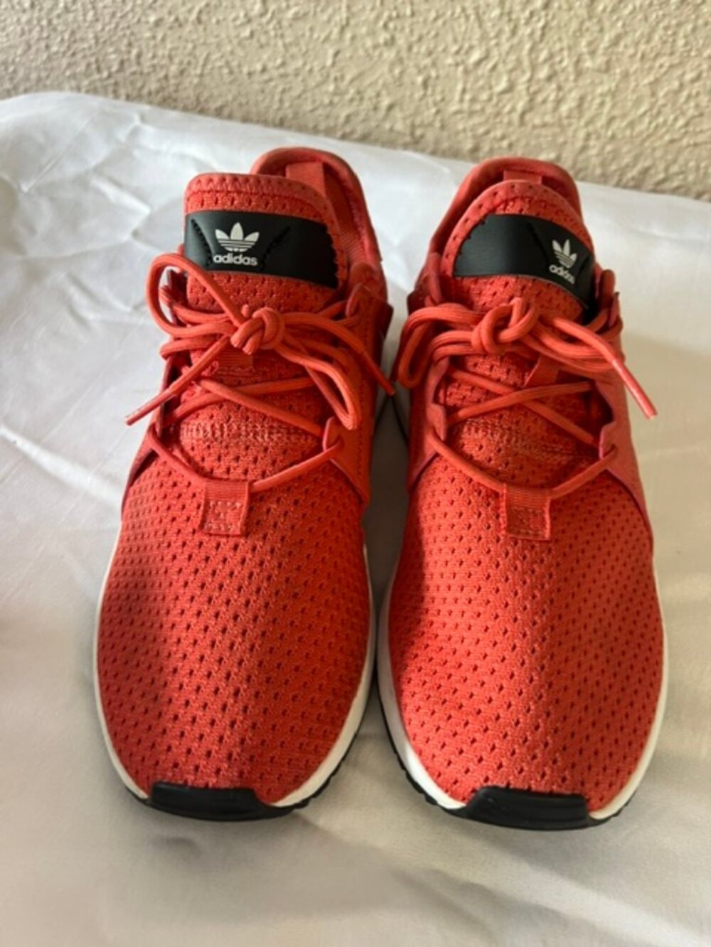 Adidas Shoes Scarlet Red Running Sneakers Red Lace Up CQ2969 - Size 4